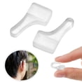 thumbnail image 1 of Flexible Silicone Glasses Ear Grips, Anti-Slip Eyeglass Ear Grips, Non‑Slip Eyewear Retainer Hooks, Comfort Ear Sleeve Accessories to Prevent Spectacles from Slipping 1Pair (Medium Size), 1 of 5