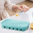 thumbnail image 1 of Flexible Silicone Ice Tray with Lid 22 Cavity Mold for Homemade Popsicles Gelatin Desserts, 1 of 4
