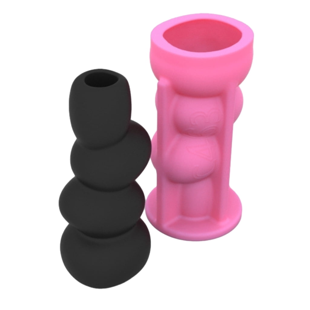 Flexible Silicone Mold Shape Silicone Flowerpot Mold Resin Cement Vases for Hand-Making