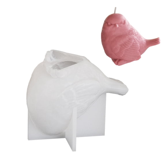 Flexible Silicone Mold for Creating Unique 3D Bird Figurines Accessory for Enthusiasts and Home Decoration Daily Use