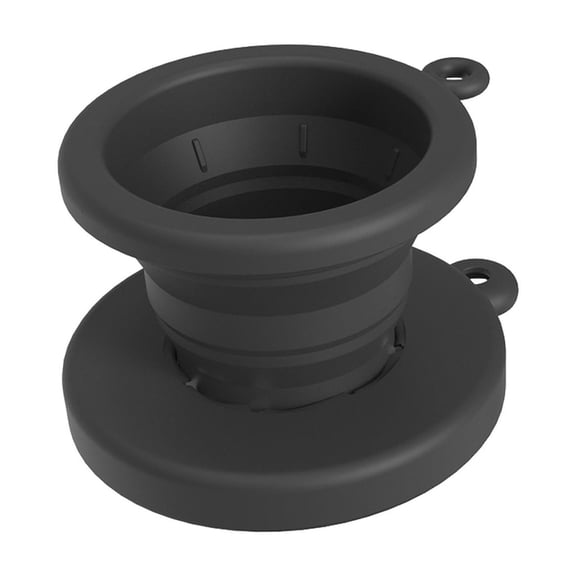 Flexible Silicone Pour Over Coffee Maker, Portable Dripper Brewer for Perfect Camping Coffee, Space-Saving Home Office New Home Gift