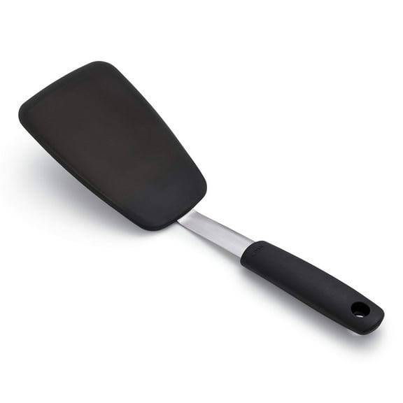Flexible Silicone Spatula, Turner, 600F Heat Resistant, Spatulas Silicone Heat Resistant Ideal for Flipping Eggs, Burgers, Crepes and More, Flipping Eggs Burgers