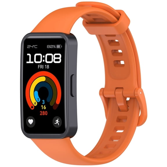 Flexible Silicone Watch Band Featuring Intuitive Touch Interface | Heart Rate Sleep Tracking NFC Fitness Style For For Various Smartwatch Brands | Great For Workout Tracking Pink