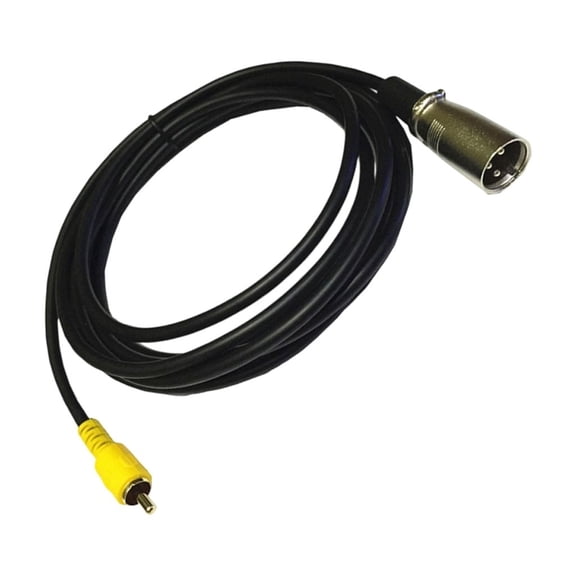 Flexible Single Phono to 3Pin Interconnection Cable 1.5m Shielding Balanced Cord for Auditory Systems Stable Transfer