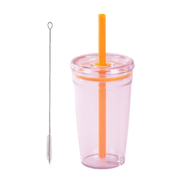 Flexible Single Wall Achromat Cup With Tight Lid For Milkshakes Bubble Tisane