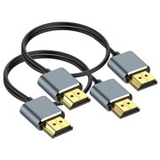 Flexible & Slim HDMI Cable , Ultra Thin HDMI Cord Supports High Speed 4K 60Hz 18gbps 2160P/1080P