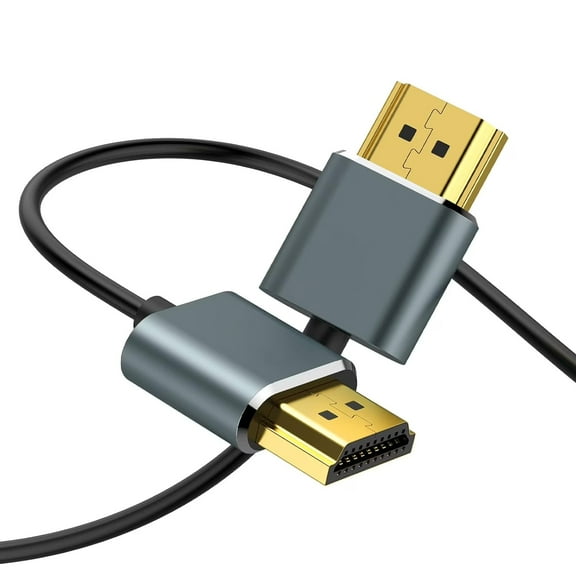 Flexible & Slim HDMI Cable , Ultra Thin HDMI Cord Supports High Speed 4K@60Hz 18gbps 2160P/1080P