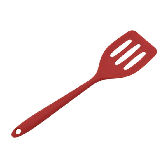 Flexible Slotted Turner, Heat Resistant Silicone Turner for Nonstick Cookware, Dishwasher Safe Cooking Tool for Home Chefs & Everyday Use