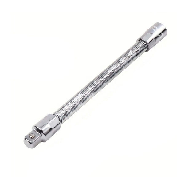 Flexible Socket Extension,1/4" 3/8" 1/2" Drive Flexible Socket Extension,Bendable Impact Extension Bar,Steel Universal Extension Rod,Flexible Wrench Extender for Tight Spaces Automotive Repair Tool