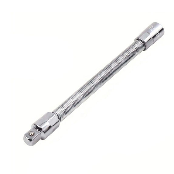 Flexible Socket Extension Bar Set, Bendable Soft Shaft Adapter, Wrench Extender for Narrow Space Auto Repair Work