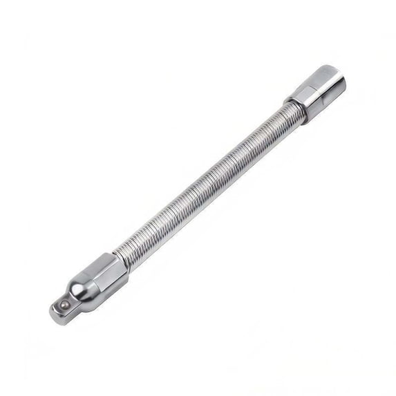 Flexible Socket Extension Bar Set, Bendable Soft Shaft Adapter, Wrench Extender for Narrow Space Auto Repair Work