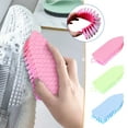 thumbnail image 1 of Flexible Soft Bristle Showerhead Cleaning Brush | Curved Corner Scrub Brush for Wall, Bathtub, Blind Stain Removal | Ergonomic Non-Slip Handle | Durable Multipurpose Household Tool | 1 Pack, 1 of 6