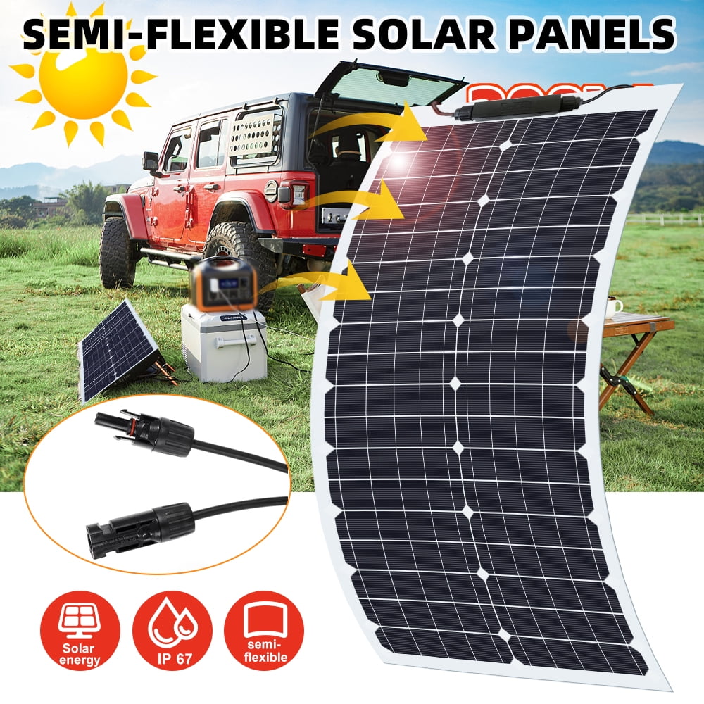 Flexible Solar Panel Module Battery Charger for Automotive Outdoor RV Boat