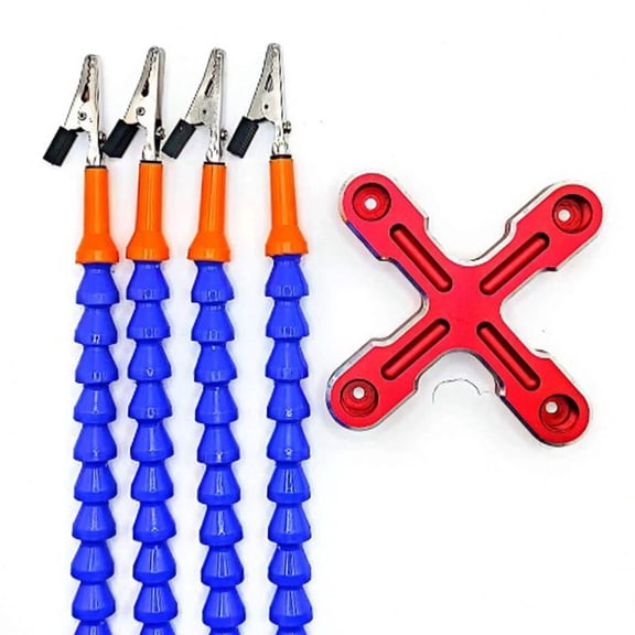 Flexible Soldering Station Tool Third Hand With 4 Helping Hands and Clips for Electronics Gooseneck Arm Helping Hand