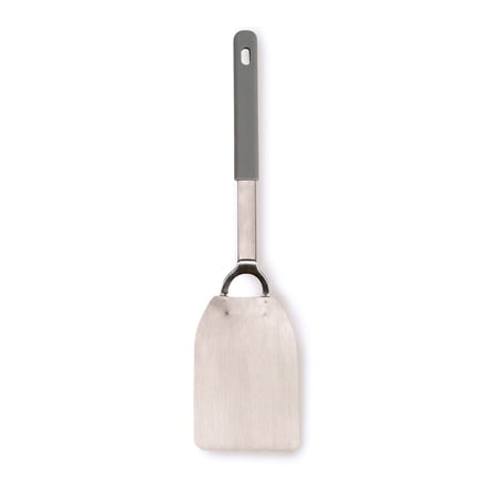 Flexible Spatula Long Handle Silver Stainless Steel 11.75x2.75x0.75