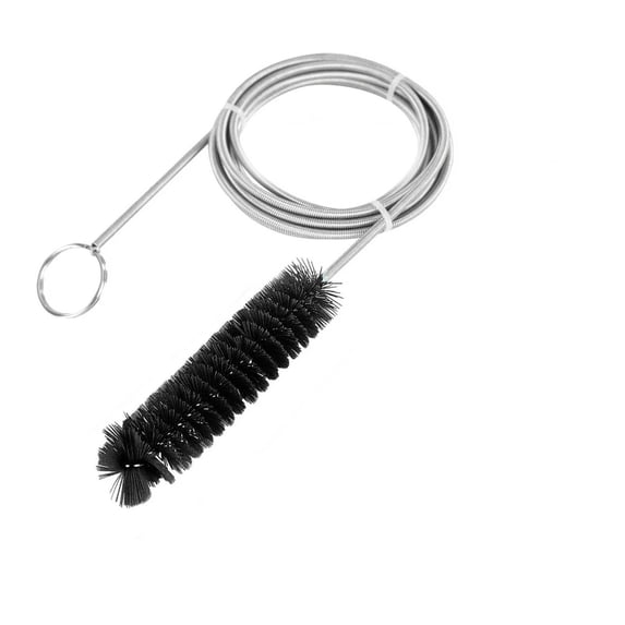 Flexible Stainless Steel Long Pipe Cleaning Brush for Tubes, Corners, and Hard-to-Reach Areas | Multi-Shape Tube and Tank Cleaner with Rotating Bristles
