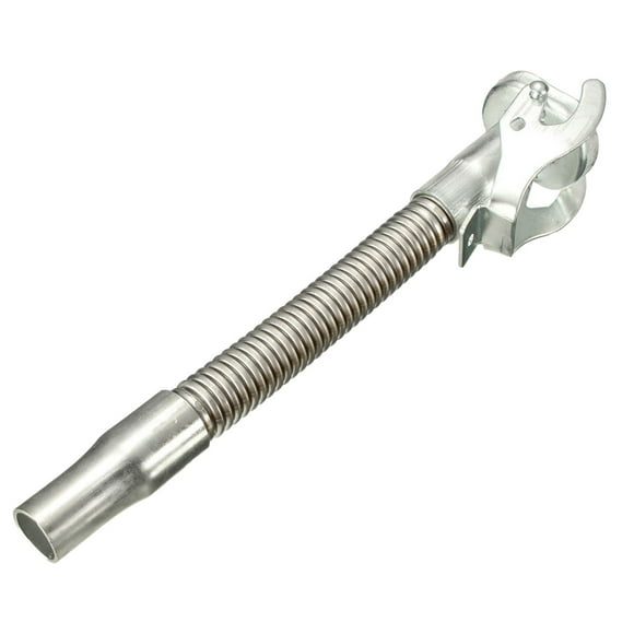 Flexible Steel Can Spout - 11.6" Long Nose Oil Pourer Nozzle - Universal Replacement Spout for 1/2/5 Gallon Gas Cans - Durable Stainless Steel Fuel Can Spout for Easy Pouring