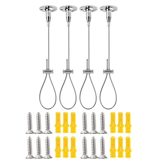 Flexible Steel Wire Suspension Cable Easy to Install & Adjust Wire Rope Decorative for Advertising Boards & Chandeliers
