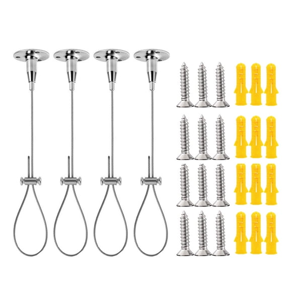 Flexible Steel Wire Suspension Cable Easy to Install & Adjust Wire Rope Decorative for Advertising Boards & Chandeliers