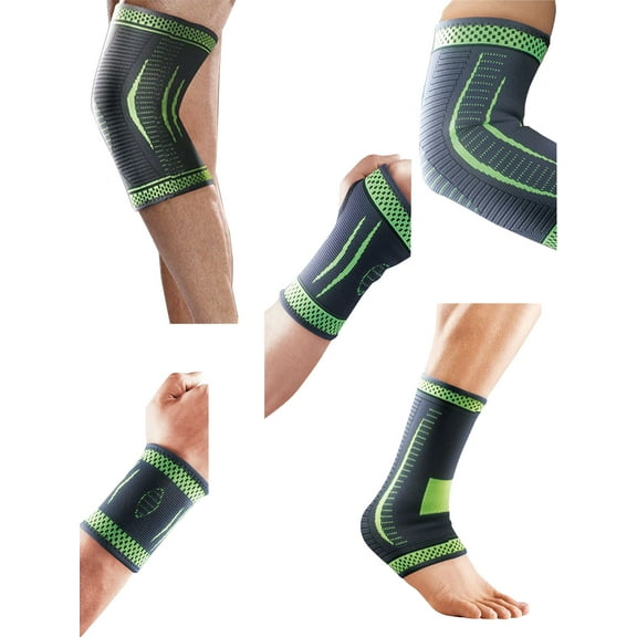 Flexible Stretch Joint Compression Sleeve Support Brace (1 & 2 Packs)