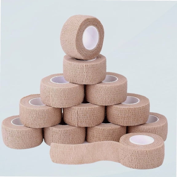 Flexible Stretch Tape for Sports Injuries, 12 Pack, 1 Inch X 5 Yards