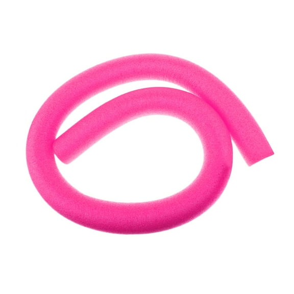 Flexible Swimming swimning pool Noodle, Long Floating Aid Thick Foam Tube Decal Sticker Rope - Pink