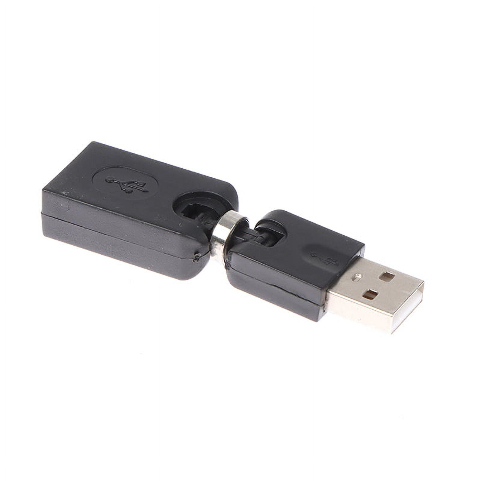 Flexible Swivel Twist Angle 360 Degree Rotating USB 2.0 Adapter