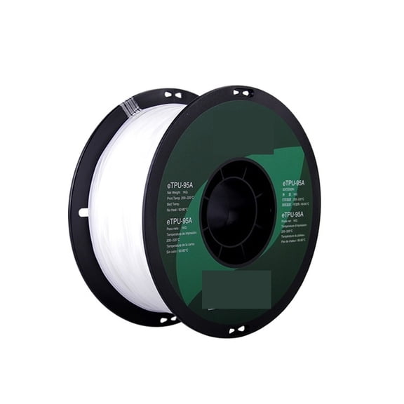 Flexible TPU Filament 1.75mm,TPU 95A 3D Printer Filament 1KG 2.2 LBS Spool, 3D Printing Material For 3D Printers TPU 95A