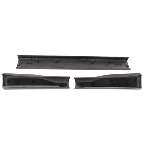 Flexible Tailgate Step Trim Cap Molding Compatible for 2008 2009 2010 2011 2012 2013 2014 2015 2016 Ford F-250 F-350 Super Duty, Fits F250 F350 SD Truck Rear Bumper Step Pad Protector