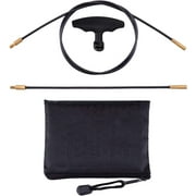 Adoreal Flexible Bore Cleaning Cable Kit, 8 & 33, Nylon Coated, Zippered Pouch