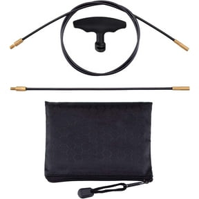 Adoreal Flexible Bore Cleaning Cable Kit, 8" & 33", Nylon Coated, Zippered Pouch