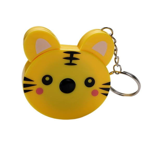 Flexible Tiger Pattern Tape Measure,Panda Design Measuring Tape ,for Flexible Animal Shaped Ruler for Stem Learning Stationery,Hecnuo