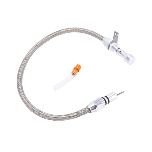 Flexible Transmission Fluid Level Dipstick Replacement for SBC BBC TH400 TH350 Turbo Automatic Transmissions Motor Vehicle Accessory 22x16 inches / 55.8x40.6 cm