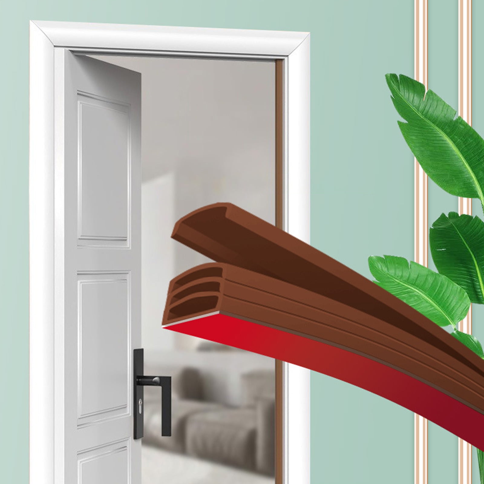 Flexible Trim Moulding, 20Ft Moulding Wall Trim SelfAdhesive Caulk