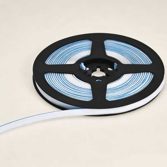 Flexible Trim Self Adhesive, Ceiling Molding Peel and Stick, Caulk Strip Sealing Decorative Tape for Countertops, Sinks, Toilets, Wall Corners (White)