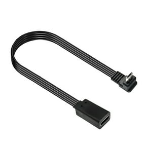 Flexible Type C To Microed USB Adapter Cable Metal Reinforced Connectors Charging Data Transfer For Phones Electronics