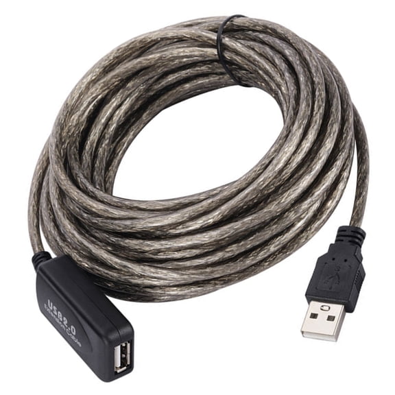 Flexible USB 2.0 Extension Cord Double Layer Shielding Male to Female Connection Wire Extender Cable for Laptops