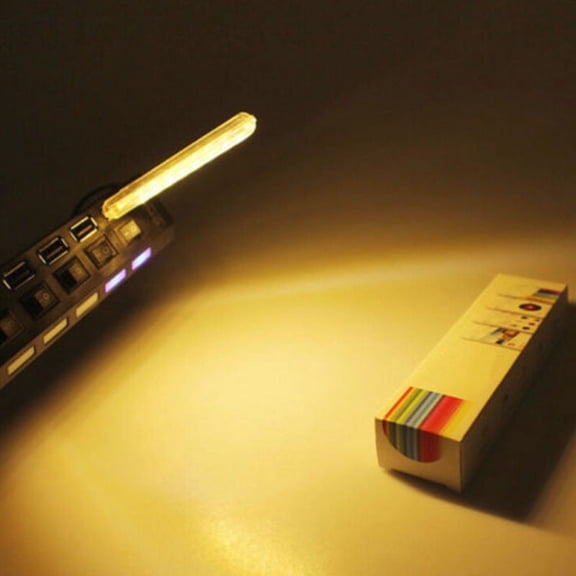 Flexible USB 8 LED Light Lamp Keyboard Reading For Laptop PC Study Table Bright