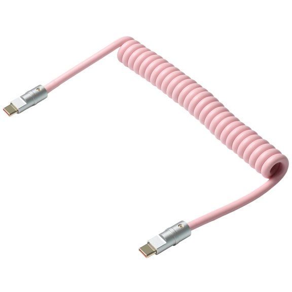Flexible USB C Charging Wire Power Delivery Build-in Safe Chip Protections Portable Carry Male to Male Cable