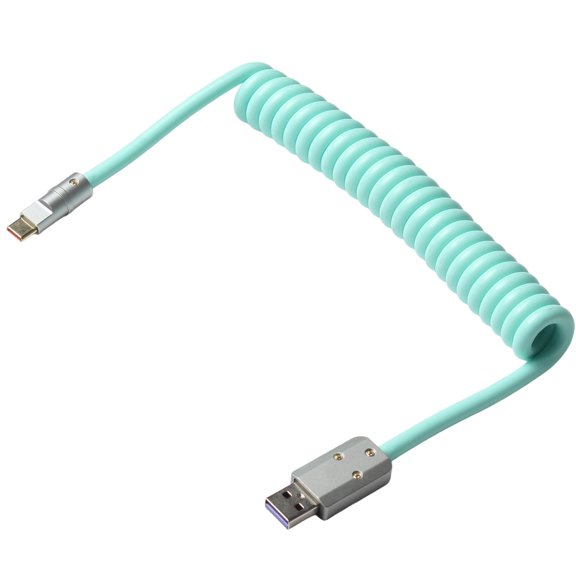 Flexible USB C Charging Wire Rapid Power Delivery Build-in Safe Chip Protections Portable Carry Male to Male Cable