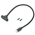 thumbnail image 1 of Flexible USB C Extension Cable Male to Female with Panel Mount Screw Hole for Data Transfer,Device Charging Cord, 1 of 7