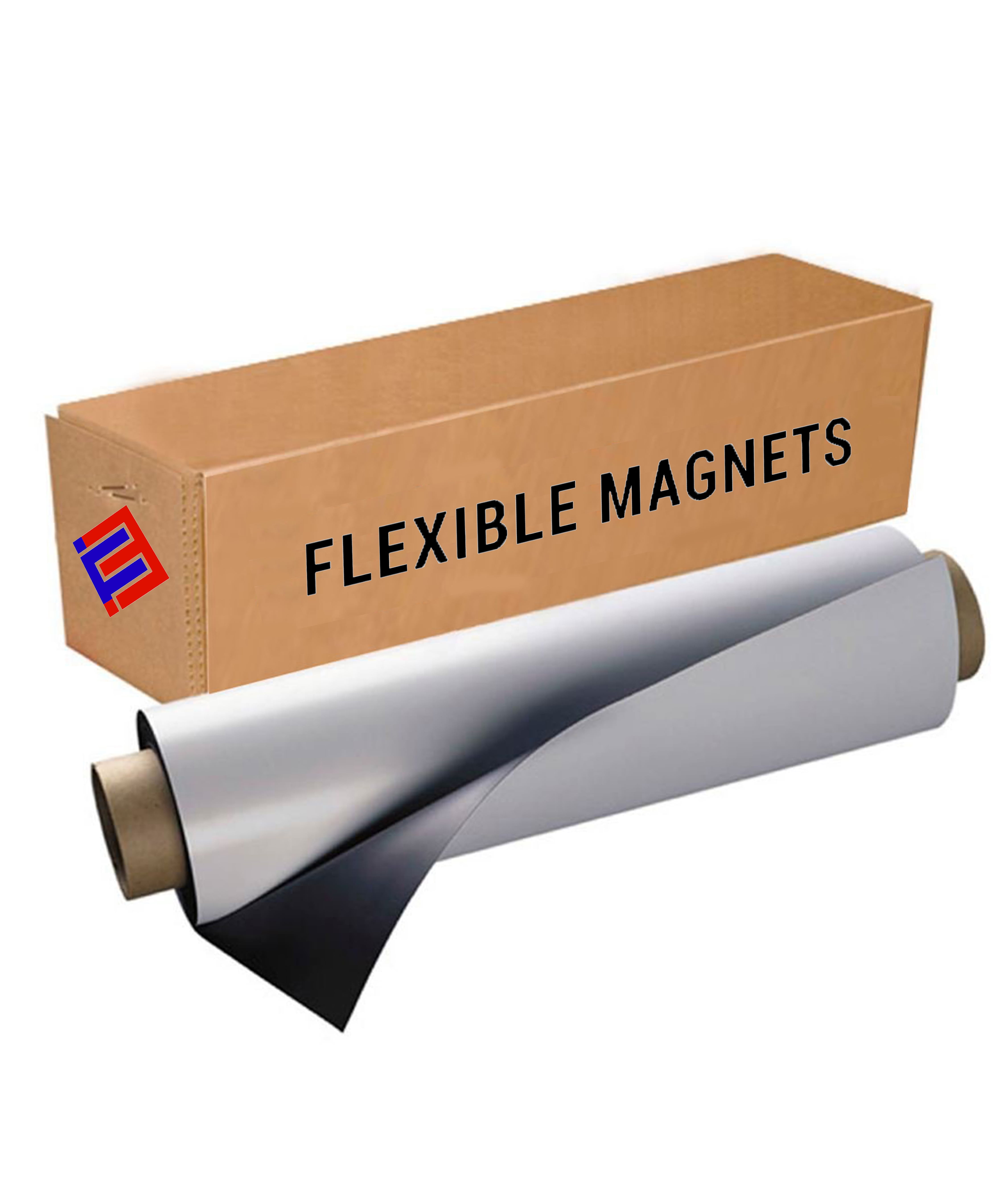 Flexible Vinyl Magnet Sheeting Roll-Super Strong,Many Sizes &Thickness- Commercial Inkjet Printable( 2 ft x 10 ft x 15 mil)