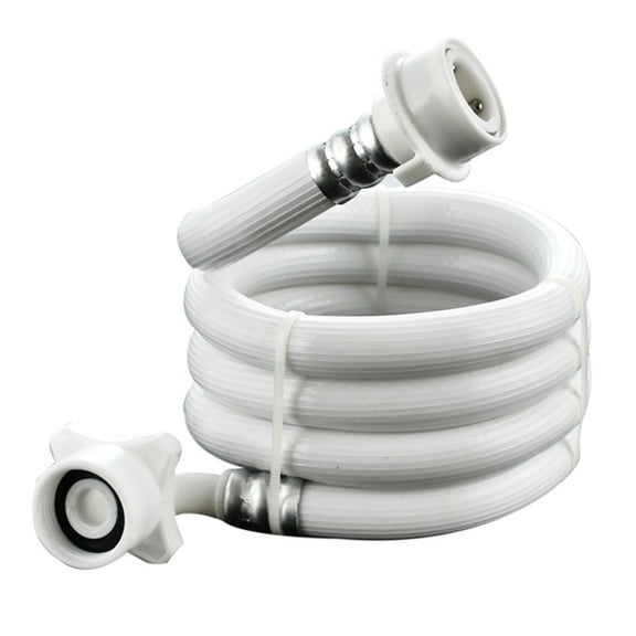 Flexible Washer Pipe for Washing Machine Water Inlet Hose White Long Washer Pipe Length 5m 1m 1.5m for 2