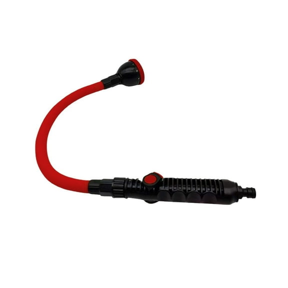Flexible Watering Wand with 360 Degree Rotations Strong Pressure Hose Nozzle Sprayer for Garden and Outdoor Cleaning