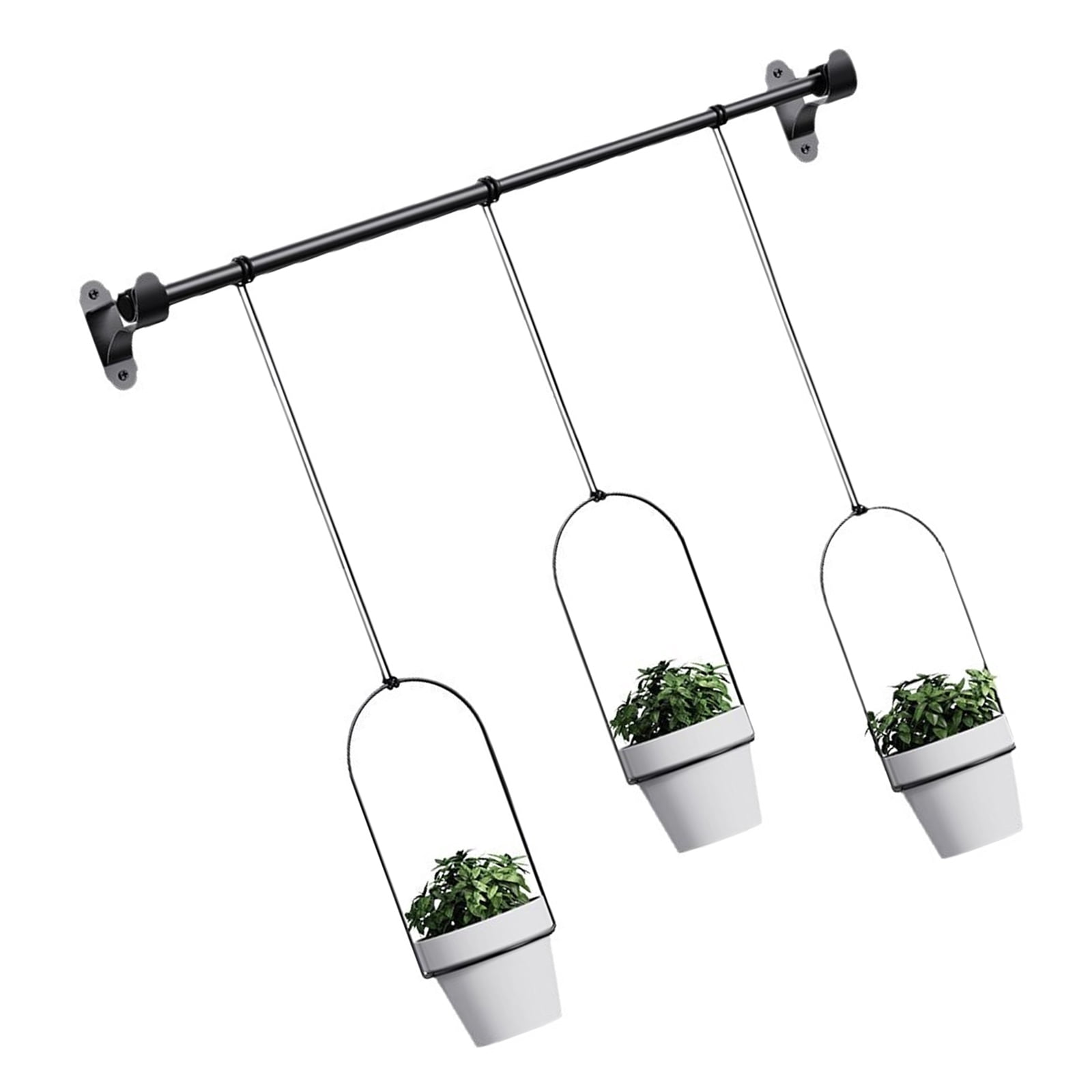 Flexible Window Planter Set for Indoor Plant Adjustable Garden Display ...
