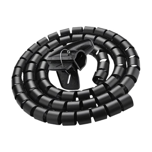 Flexible Wire Wrap Organiser With Strong Component Prevents Messy Desktop And Protects Cables From Damage