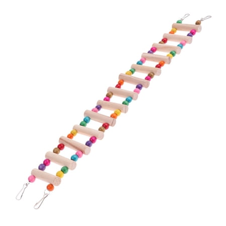 Flexible wooden bird Ladder Cage Accessories For Cockatiel Parakeet , L L