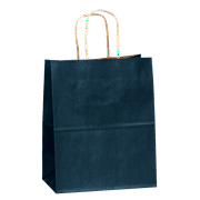 Flexicore Packaging Kraft Paper Bags,8 inchx4.75 inchx10 inch,Multicolor,25 Pcs