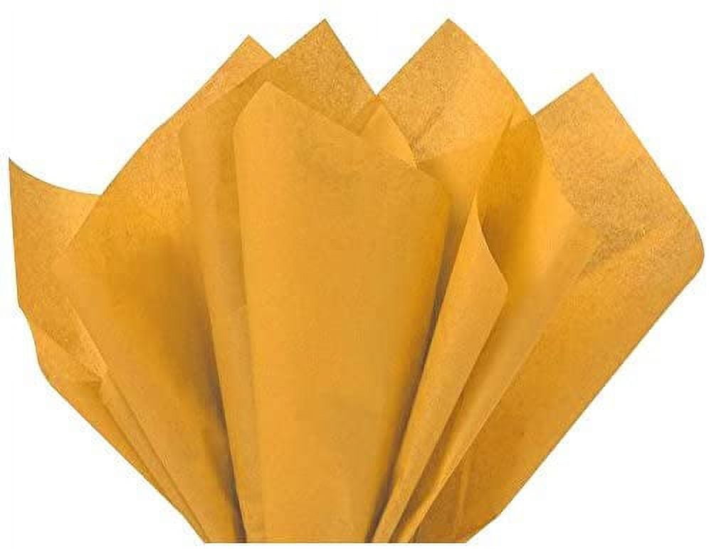 Flexicore Packaging Antique Gold Gift Wrap Tissue, (10 Rolls)