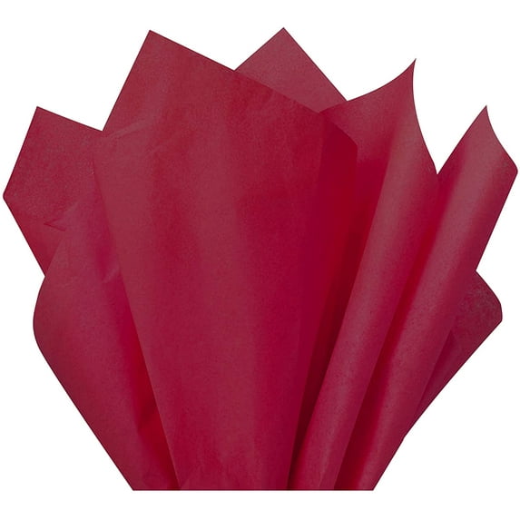 Flexicore Packaging Cranberry Gift Wrap Tissue, (10 Rolls)